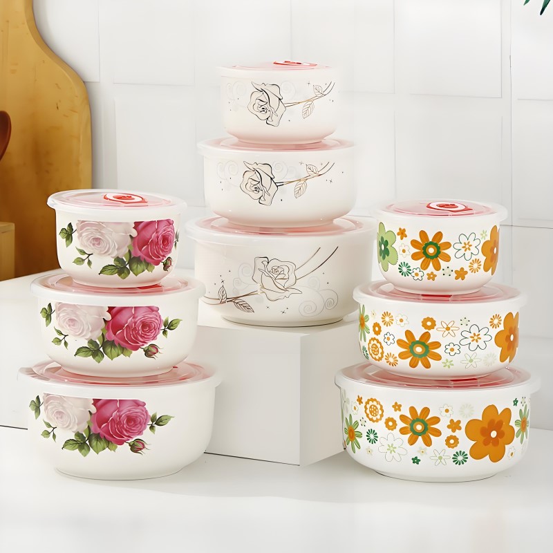 Baby Food Japanese - Trzyczęściowy zestaw, zestaw obiadowy porcelany kostnej