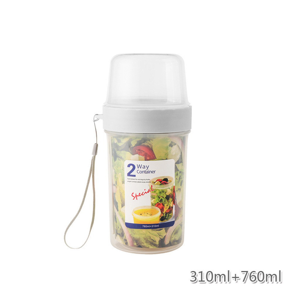 Baby Food Organizer - Dwupoziomowy szczelny pojemnik na żywność, przenośny