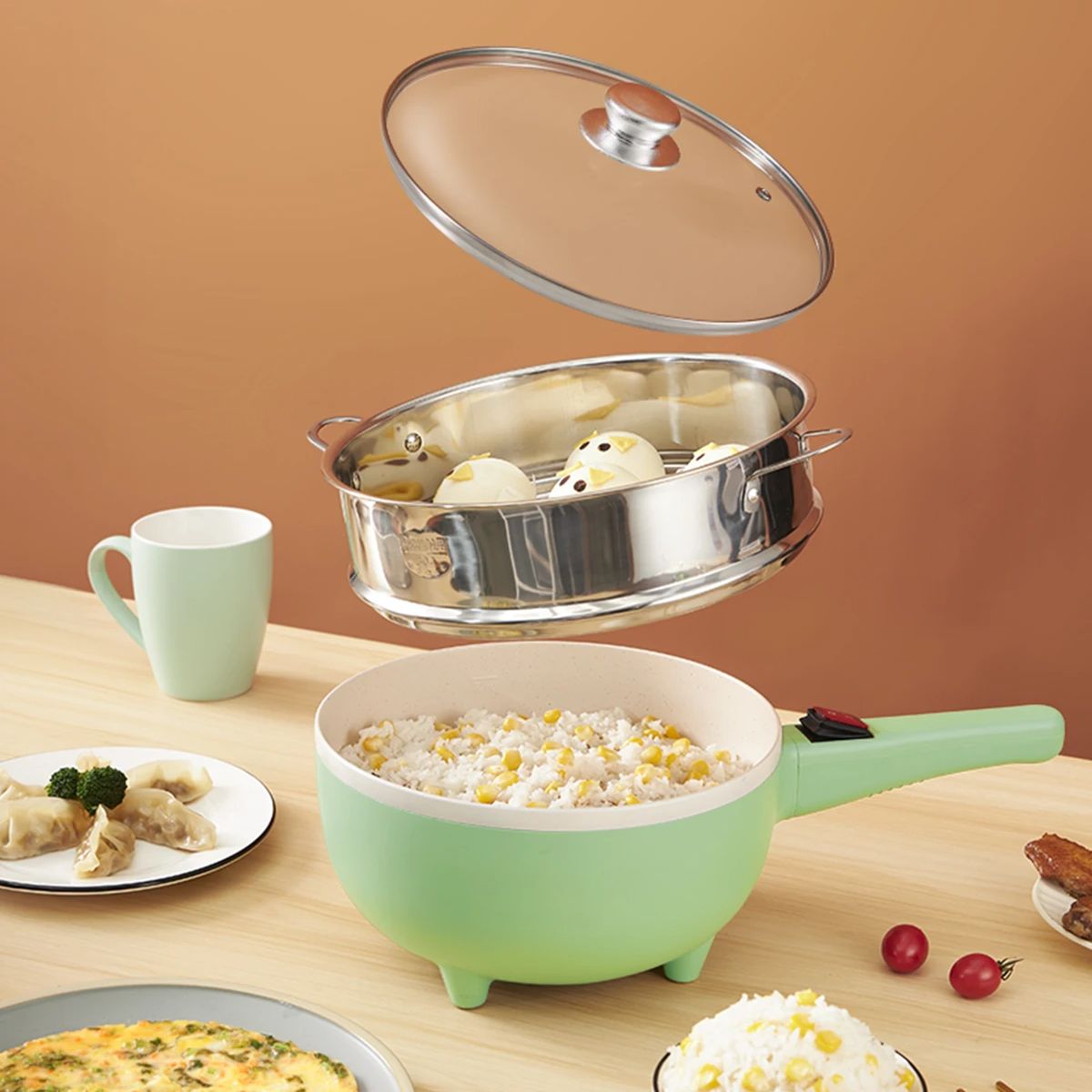 ARIER 24V 220V Wielofunkcyjna  – Baby Food Steamer recenzja i cena