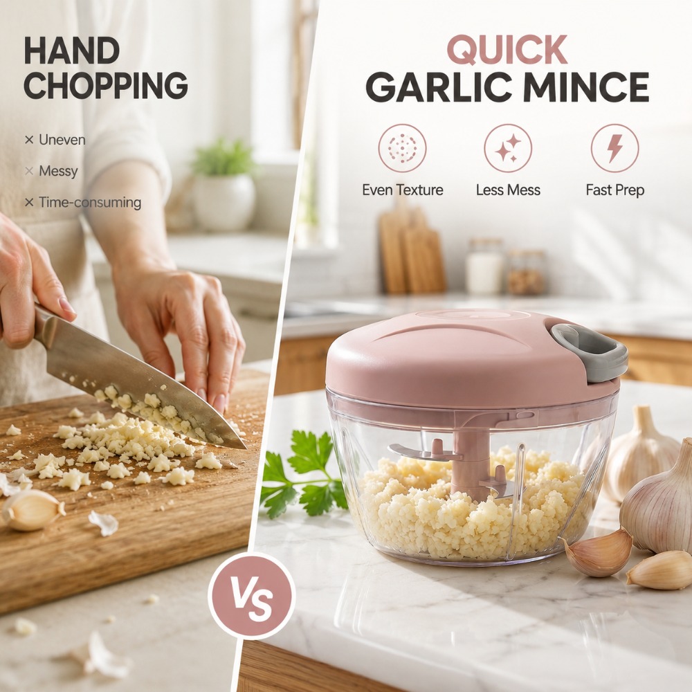 Ręczna sieczkarka do czosnku z – Baby Food Meat recenzja i cena